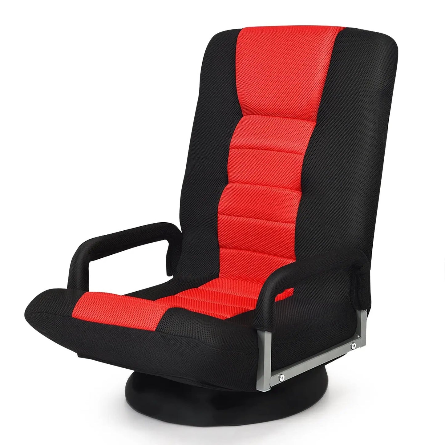 360-Degree Swivel Gaming Floor Chair Backrest