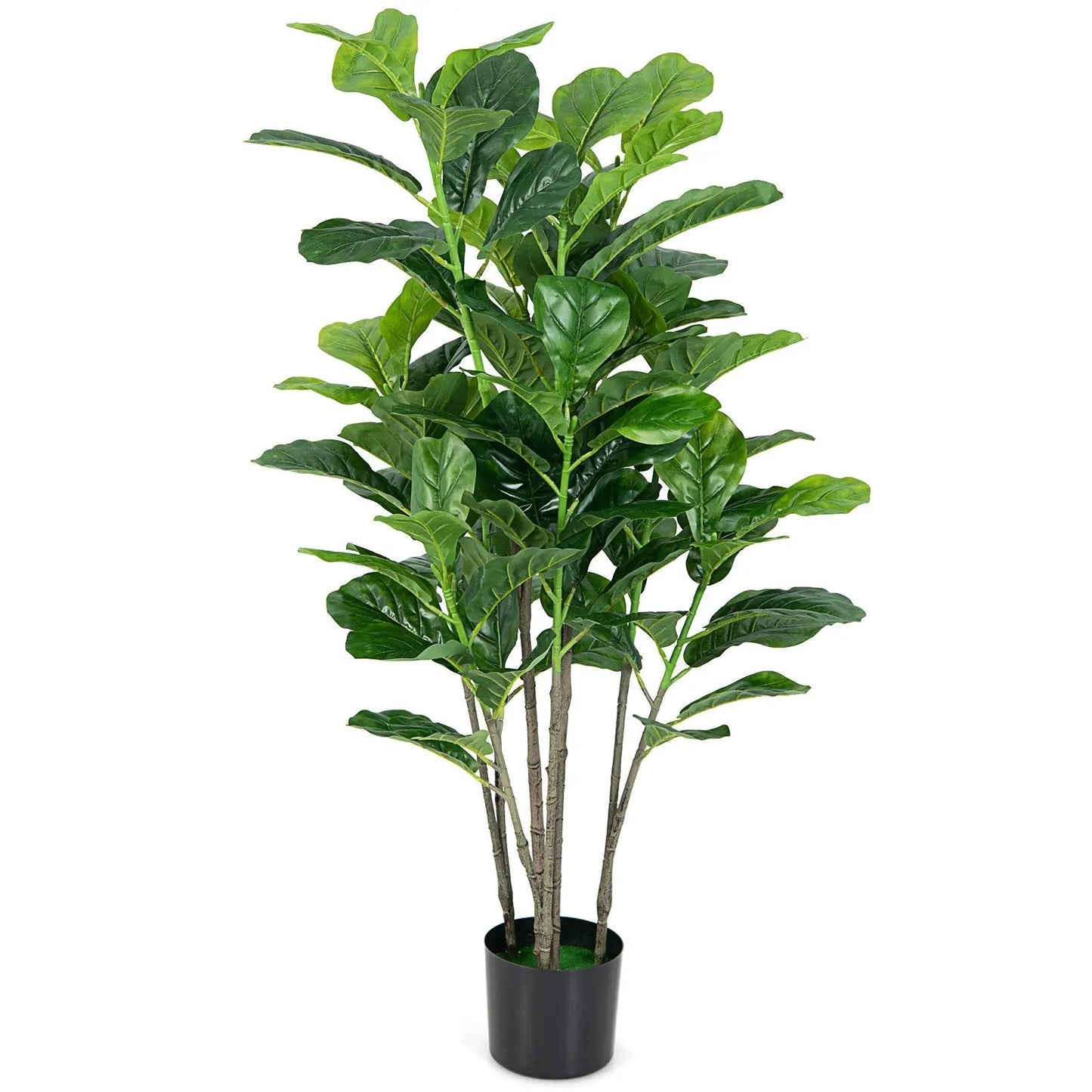 51 Inch 2-Pack Artificial Fiddle Leaf Fig Tree for Indoor and Outdoor - Tampa Home & Garden Store