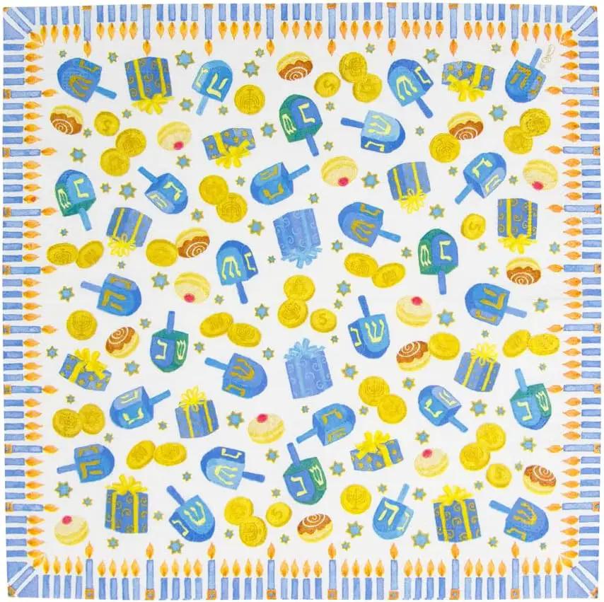 Dreidel, Dreidel, Dreidel Napkin Cocktail - Tampa Home & Garden Store