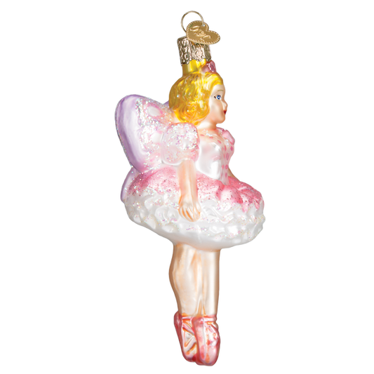 Sugar Plum Fairy Glass Ornament - Tampa Home & Garden Store
