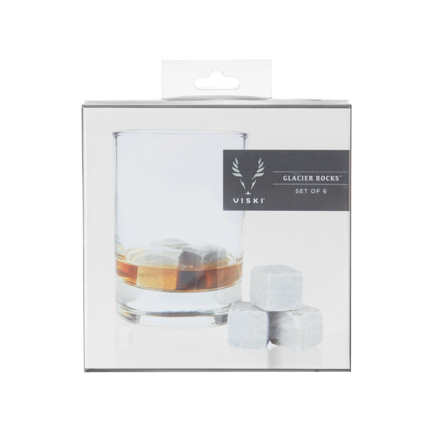 Solid Glacier Cubes and Soapstone For Cool Drinks