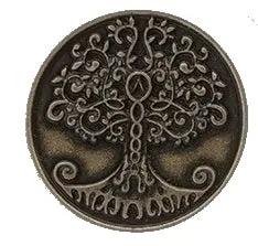 Irish Prayer Tree of Life pocket token bronze metal charm on Tampa Home & Garden Store