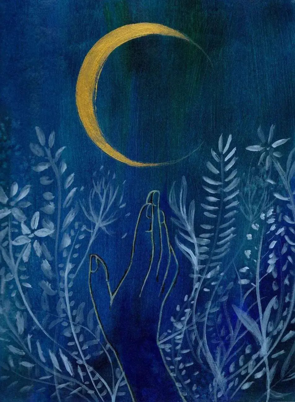 Flower Moon Art Print - Tampa Home & Garden Store