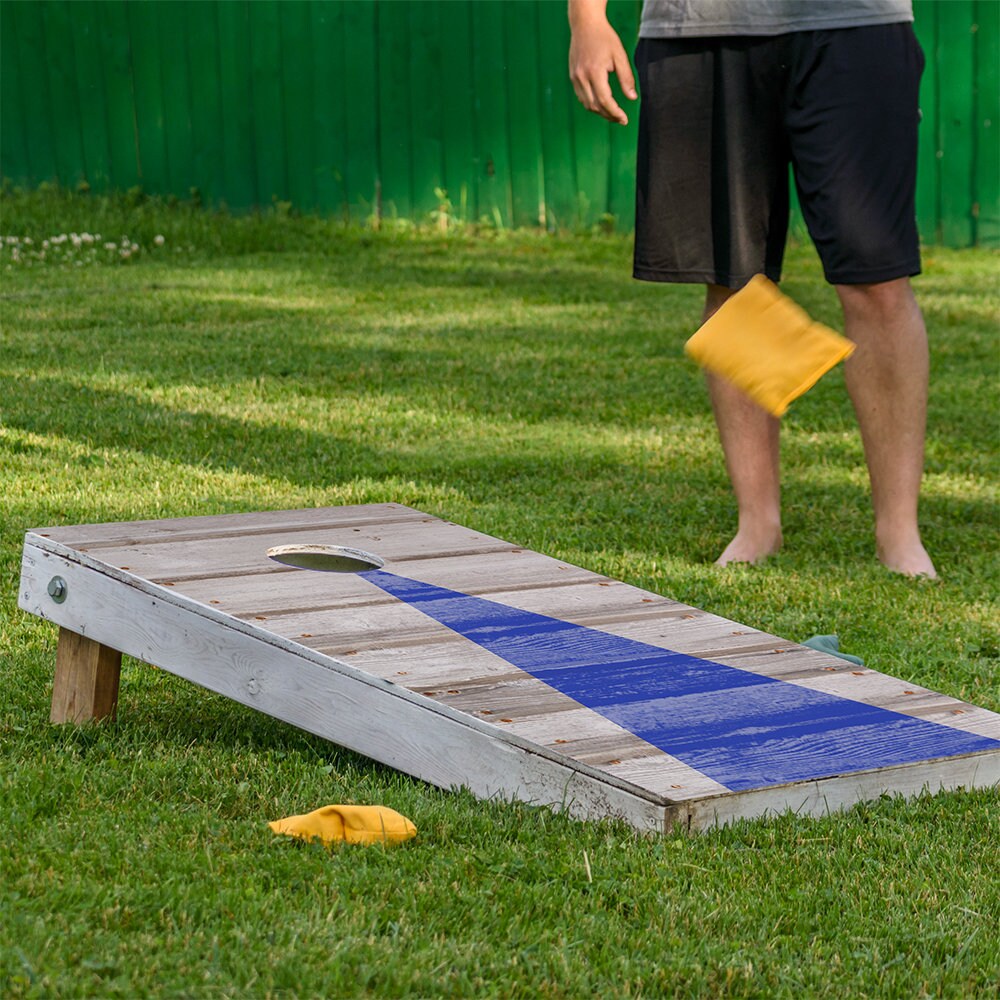 Blue Arrow - Cornhole Board Wrap - Set of 2 - Tampa Home & Garden Store