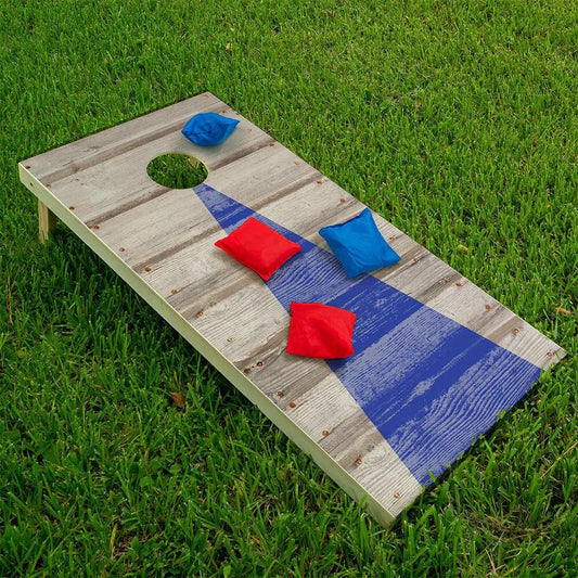 Blue Arrow - Cornhole Board Wrap - Set of 2 - Tampa Home & Garden Store