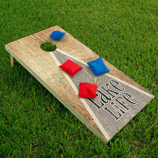 Lake Life - Cornhole Board Wrap - Set of 2 - Tampa Home & Garden Store
