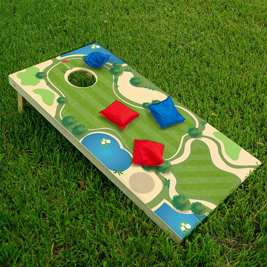 Golf Course - Cornhole Board Wrap - Set of 2 - Tampa Home & Garden Store