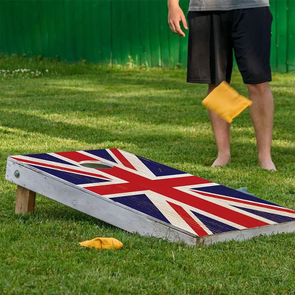 British Flag - Cornhole Board Wrap - Set of 2 - Tampa Home & Garden Store