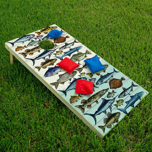Fishing - Cornhole Board Wrap - Set of 2 - Tampa Home & Garden Store