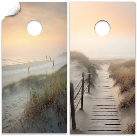 Beach Sand Dunes - Cornhole Board Wrap - Set of 2 - Tampa Home & Garden Store