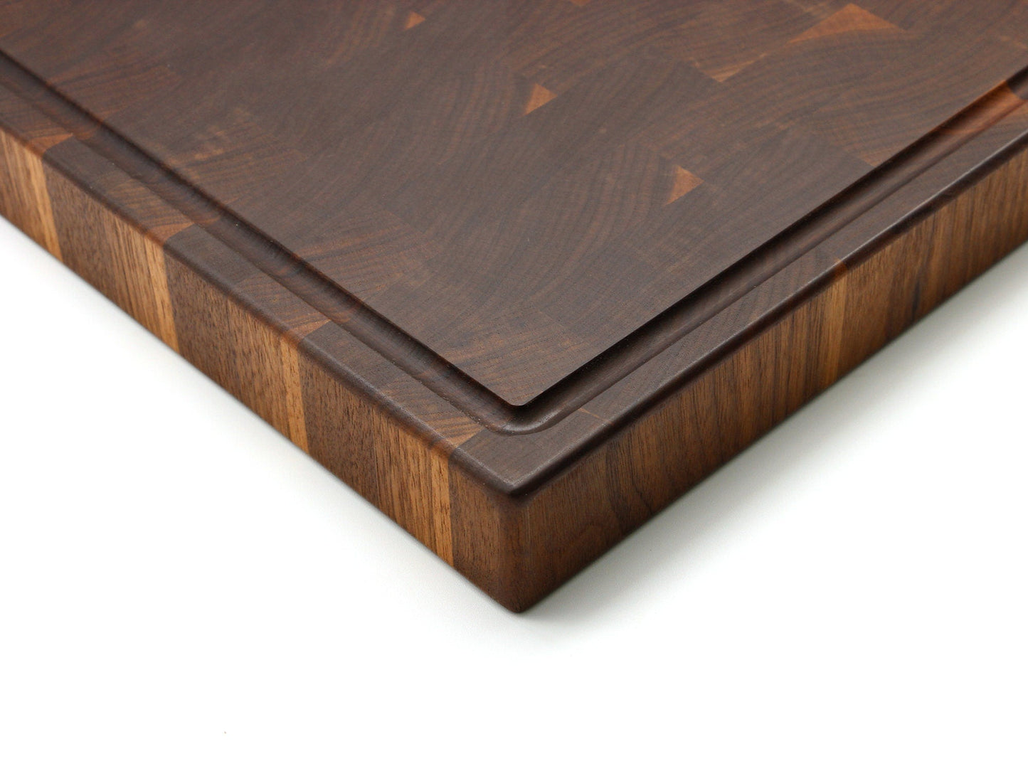 Cutting board large end-grain walnut with maple butcher block, Refine Kitchenware USA made on Tampa Home & Garden Store
