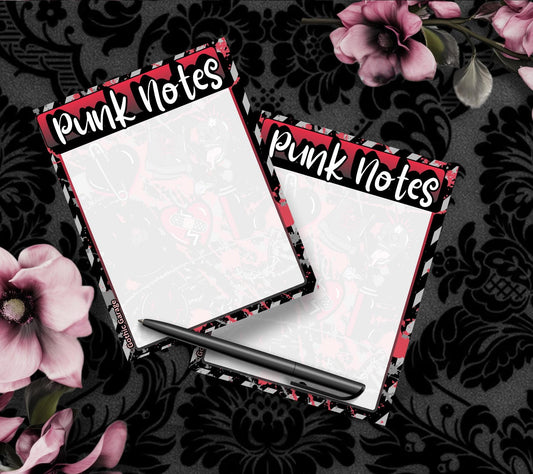 Punk Notes Notepad: Grunge Alt Stationery for Rebels - 50 Tear-Off Sheets - Tampa Home & Garden Store