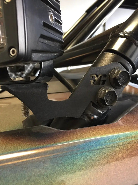 Polaris RZR Pillar Mounts for XP1000/900, black powder-coated steel by GGLighting on Tampa Home & Garden Store