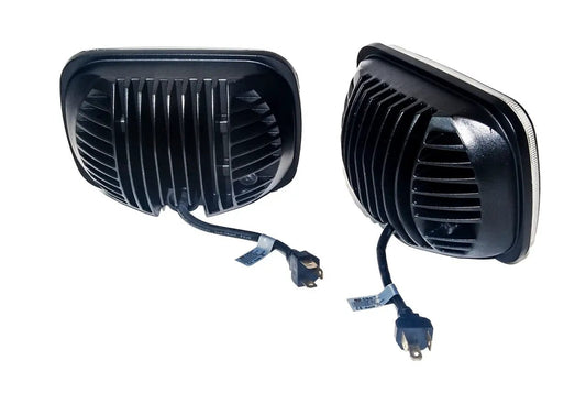 GGLighting rectangle hi/lo beam headlights black housing pair on Tampa Home & Garden Store
