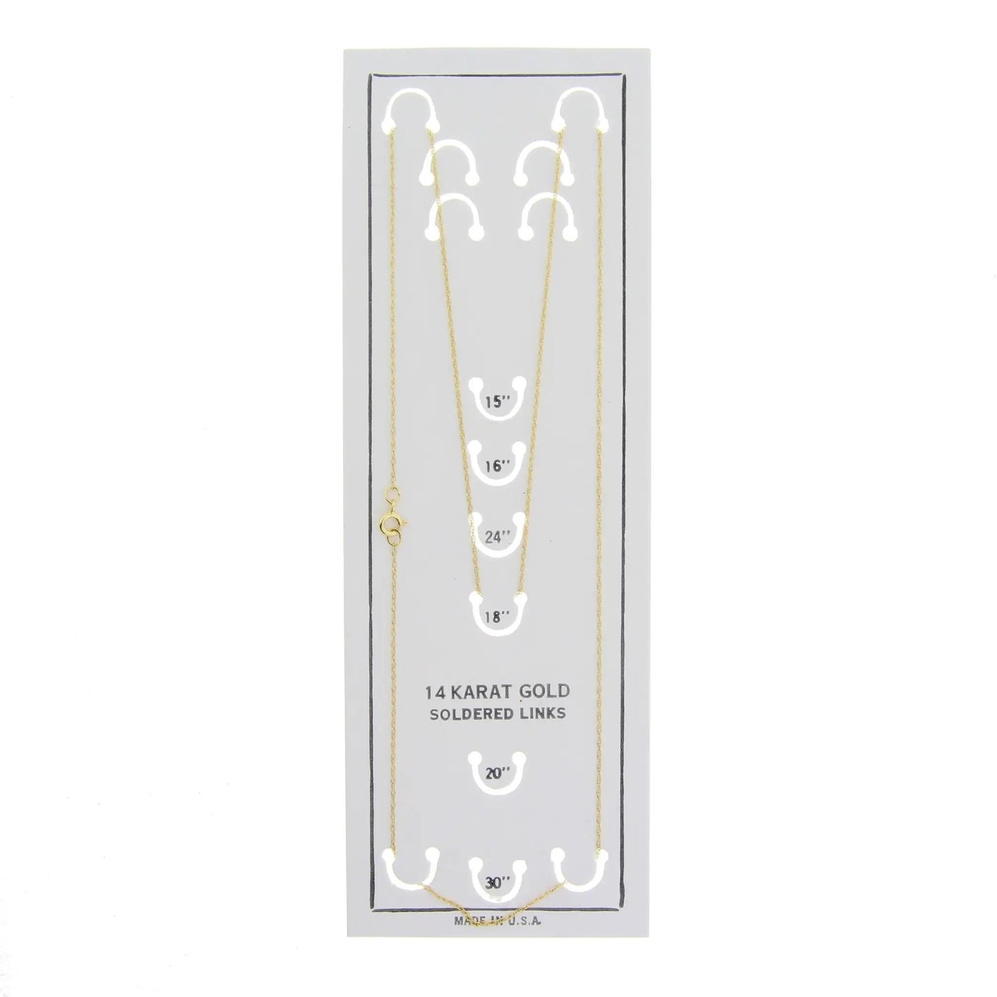 Womens chains 14KT Yellow Gold - Tampa Home & Garden Store