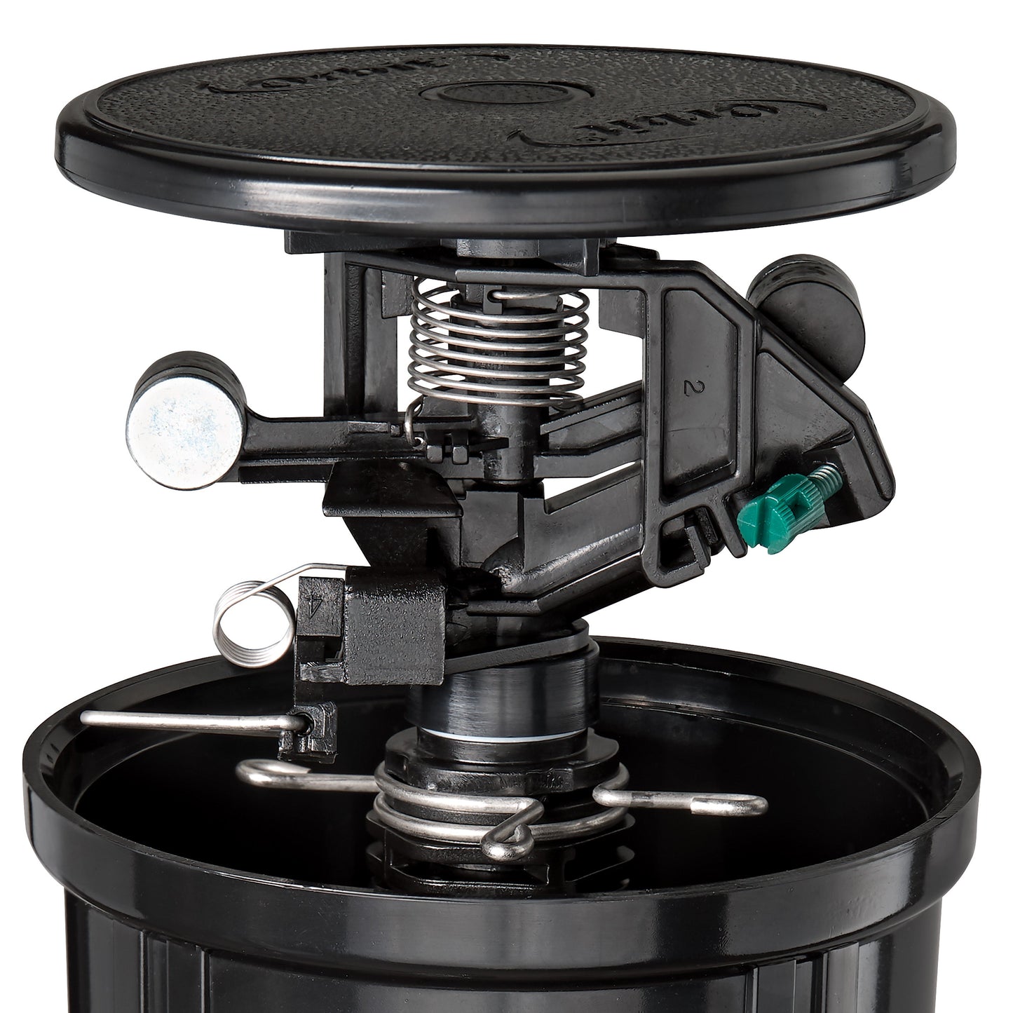 Orbit Pulse Pop-Up Impact Rotor Sprinkler Canister 55200, black housing with spring on Tampa Home & Garden Store