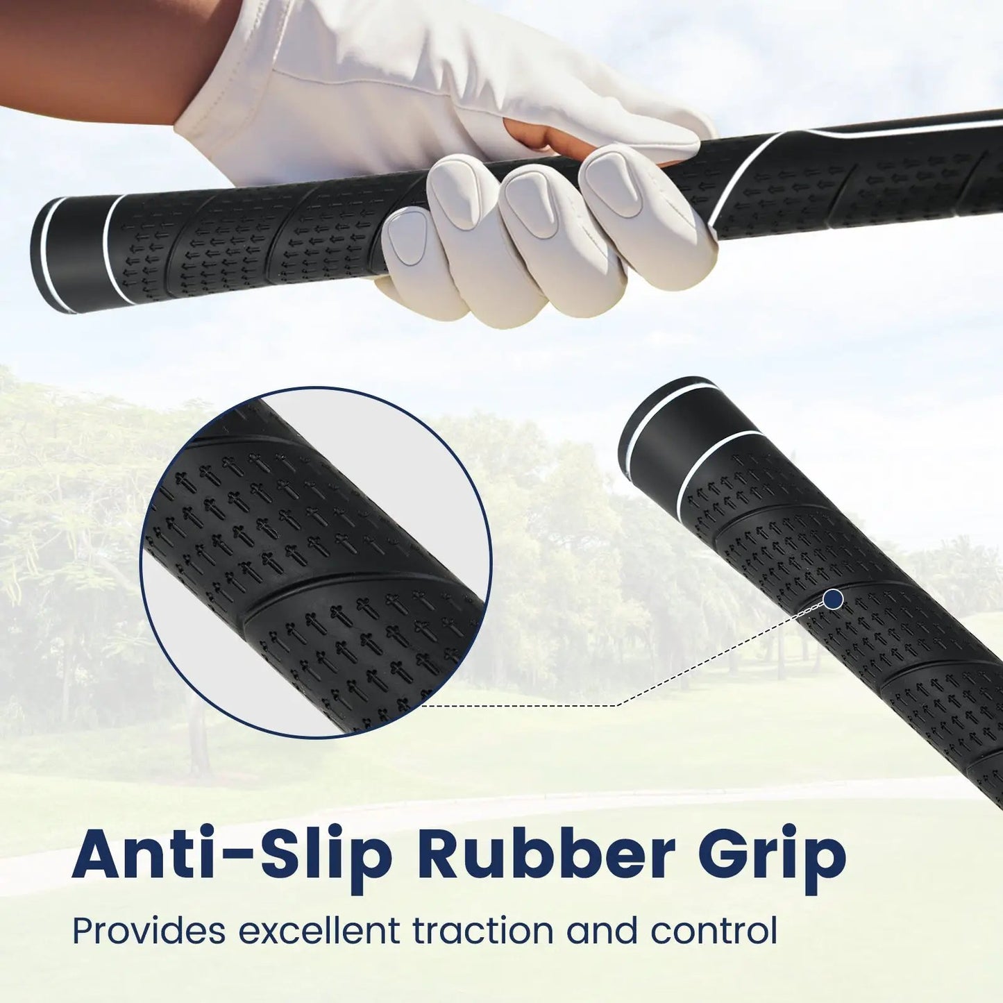 DirectDeals 10.5° Driver Golf Club for Men with black anti-slip rubber grip on Tampa Home & Garden Store