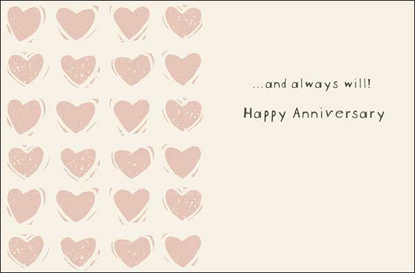 Carte Notion - Carte d'anniversaire « Je le veux toujours »
