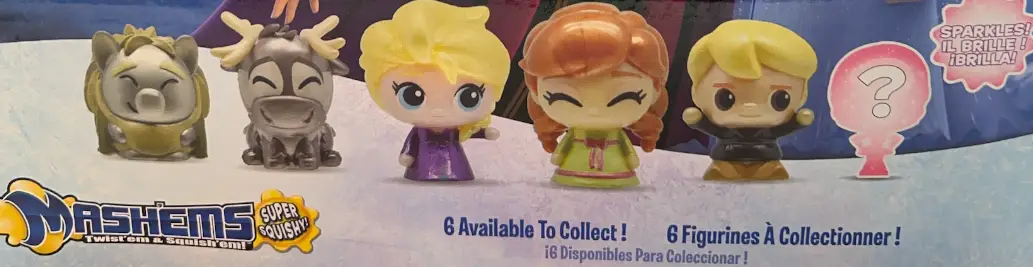 Mash'ems Frozen Series 6 squishy collectibles with 5 figures including Elsa and Anna on Tampa Home & Garden Store