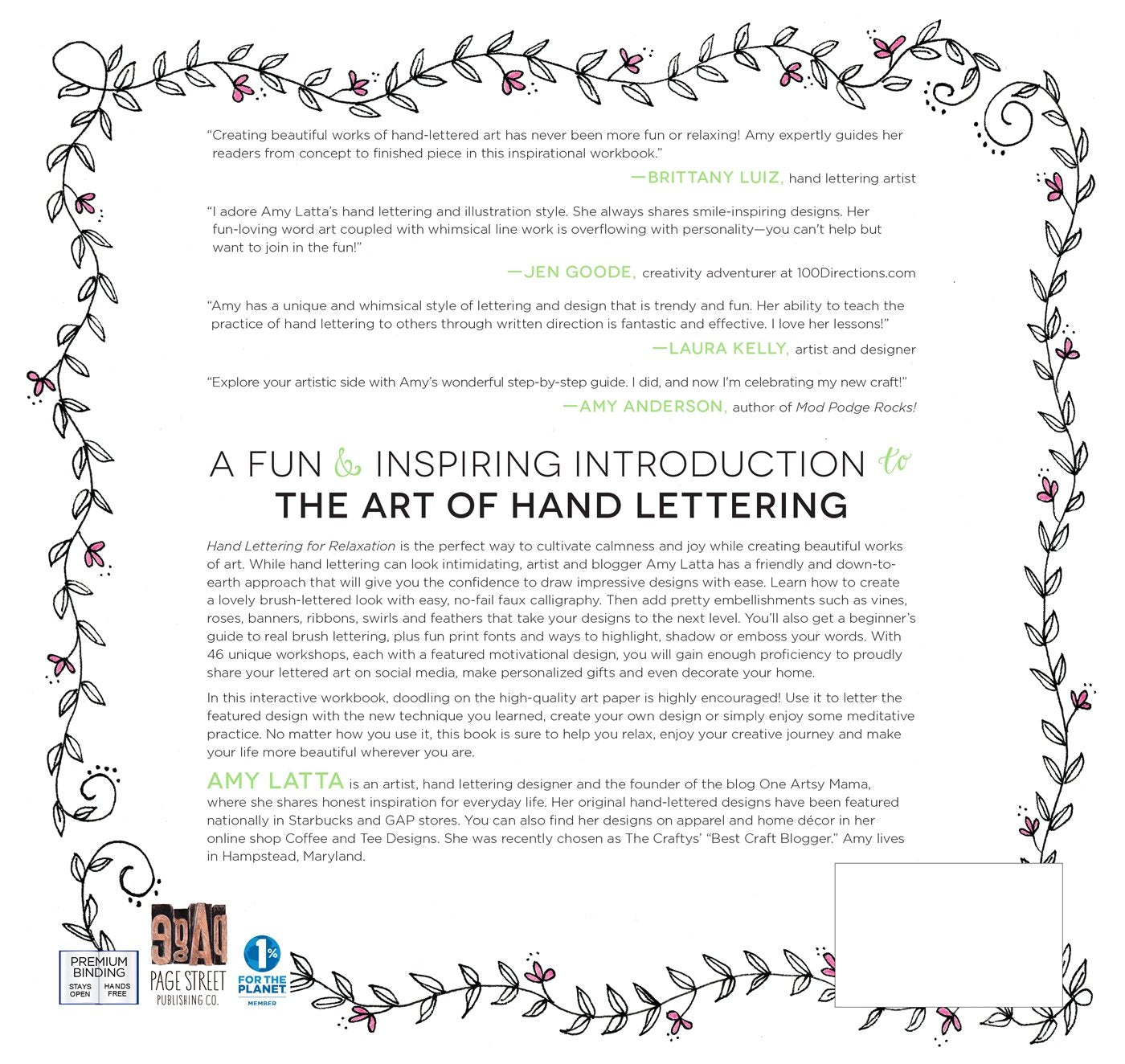 Calligraphie pour la relaxation : Cahier d'exercices inspirant