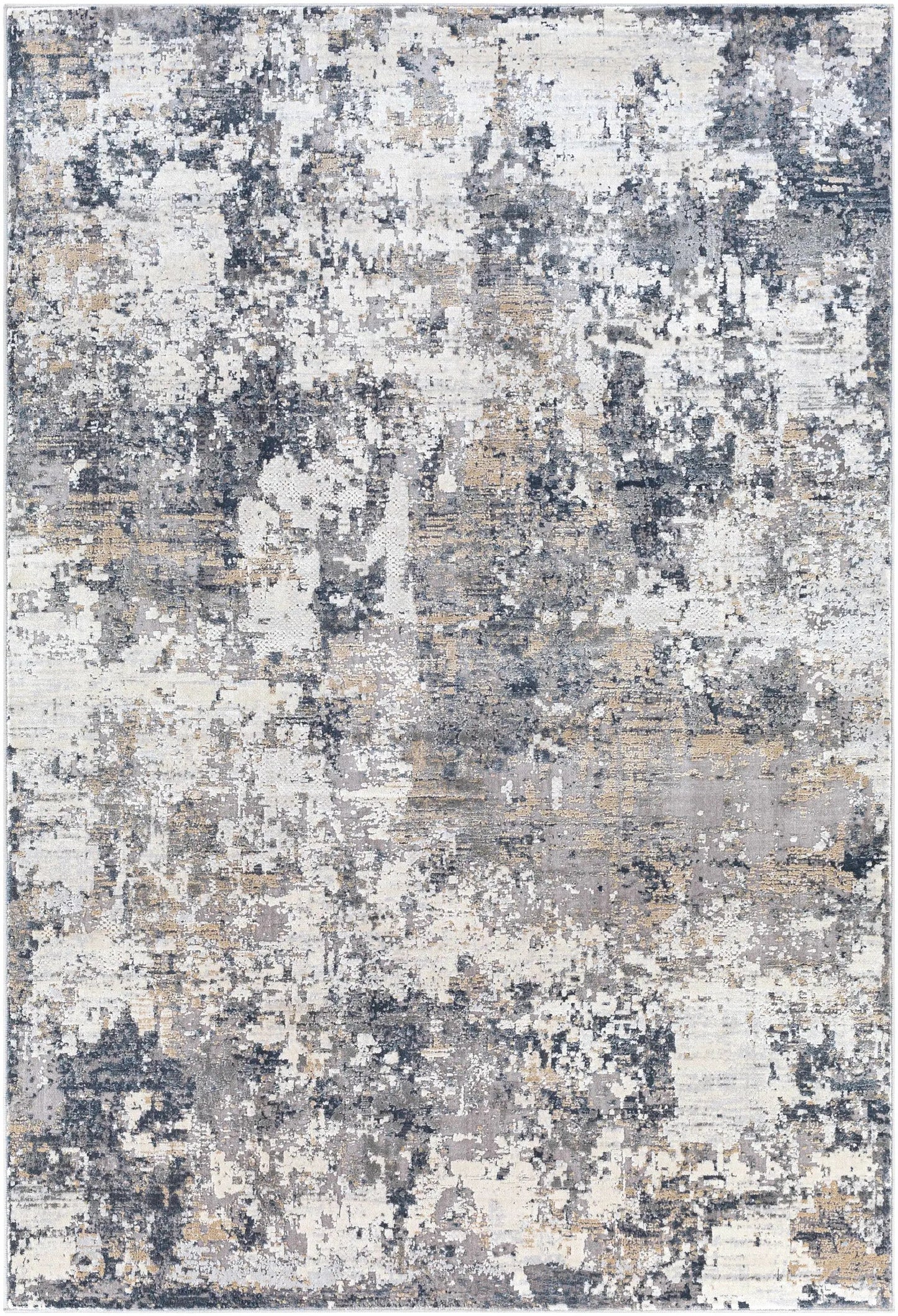 Islington textured luxe area rug by Boutique Rugs for living rooms; abstract blue-gray pattern on Tampa Home & Garden Store