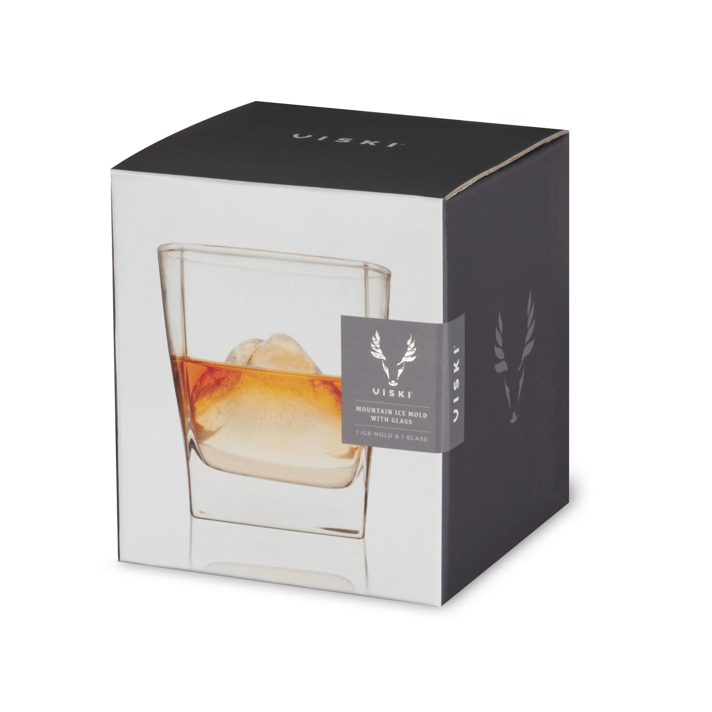 Mountain Silicone Ice Mold and Glass Set