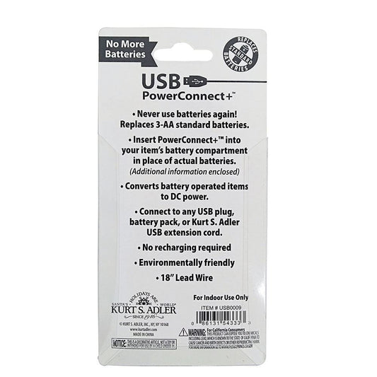 USB PowerConnect+ 3 AA Converter