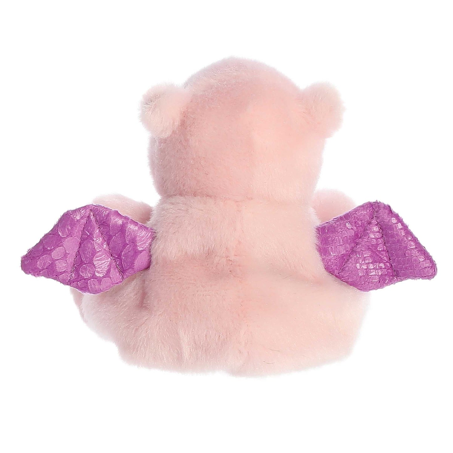 Aria Pink Dragon Palm Pal plush with purple wings on Tampa Home & Garden Store