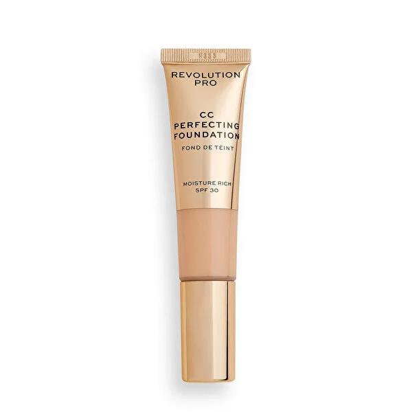 Revolution Pro CC Cream Foundation tube in rose gold, moisturizing formula with SPF 30 on Tampa Home & Garden Store