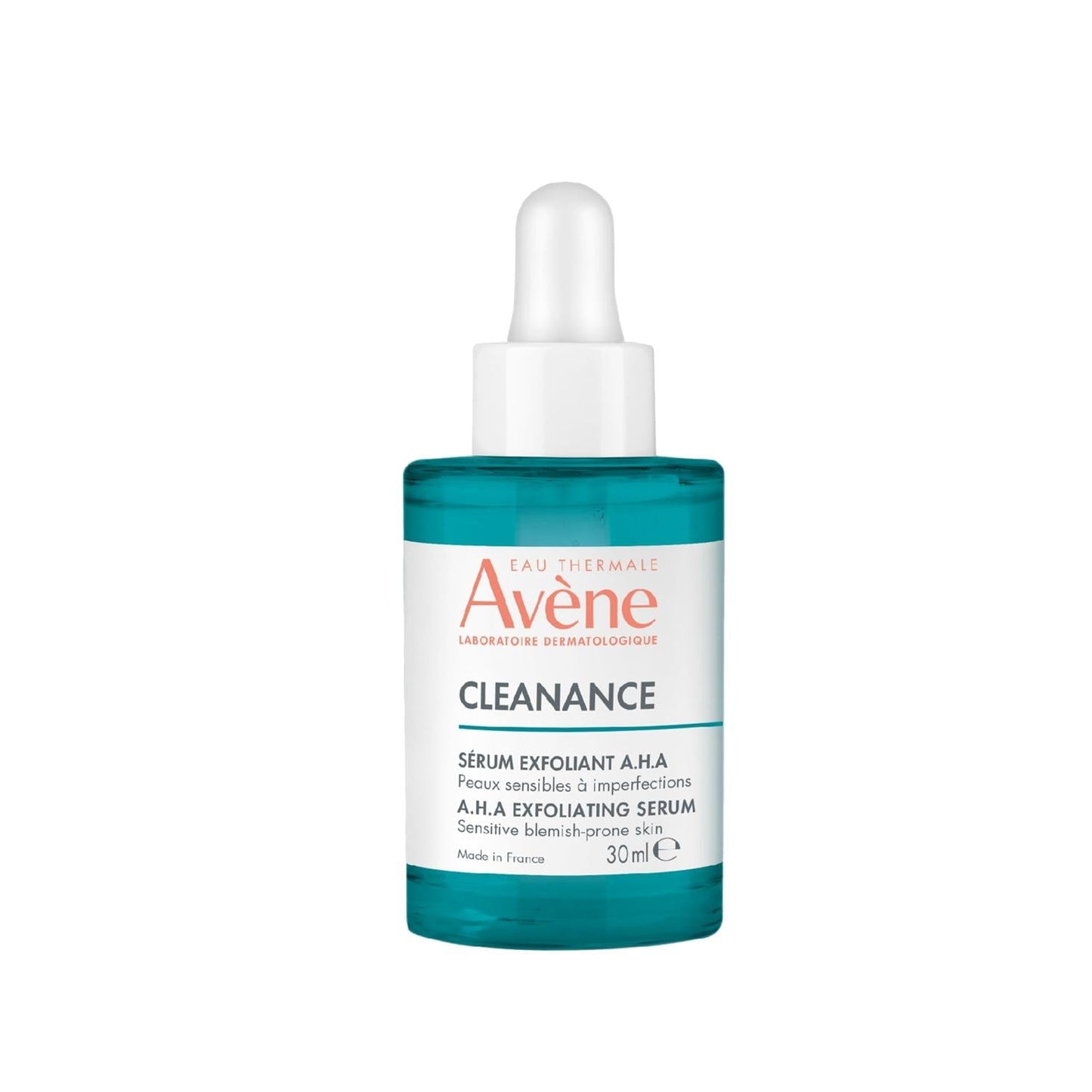 Avene Cleanance Exfoliating Serum bottle with dropper, teal 30 ml on Tampa Home & Garden Store