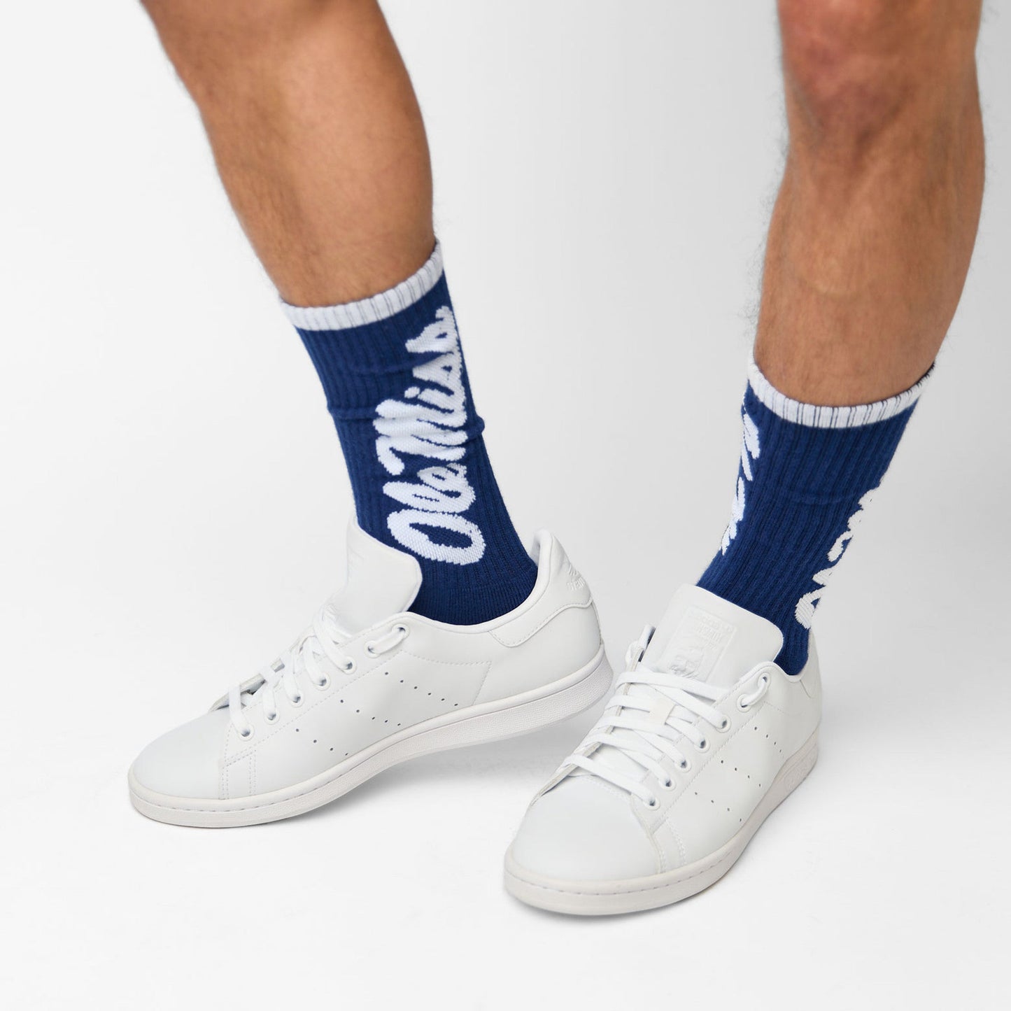 Jackson Casual Crew 3-Pack by DeadSoxy licensed college socks in blue with white script on Tampa Home & Garden Store