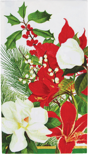 Serviette d'invité pour le jardin de Noël / Serviette de buffet