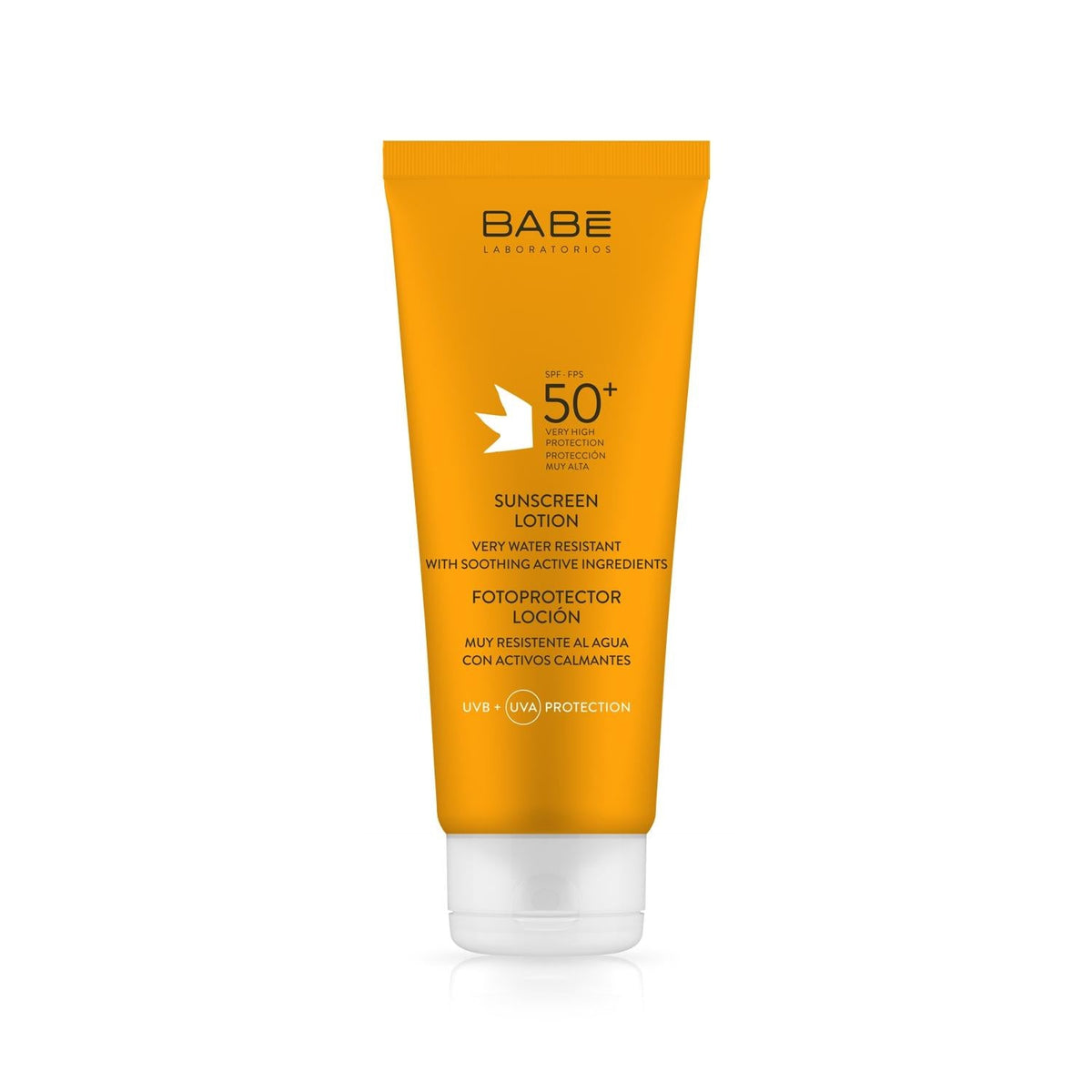 Beauty Care Bag Babe SPF 50+ sunscreen lotion orange tube, 200ml, high UVA/UVB protection on Tampa Home & Garden Store
