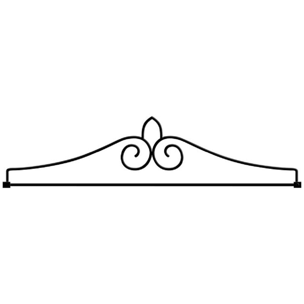 Support mural pour drapeau de jardin - 34 cm de large