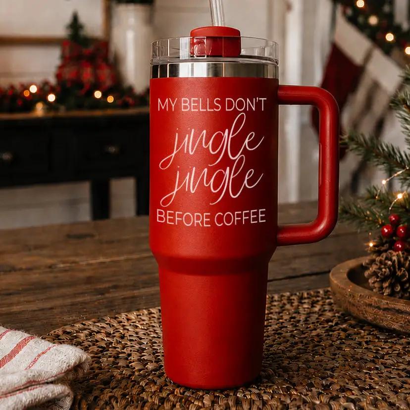Jingle Jingle 40oz Insulated Mug With Handle
