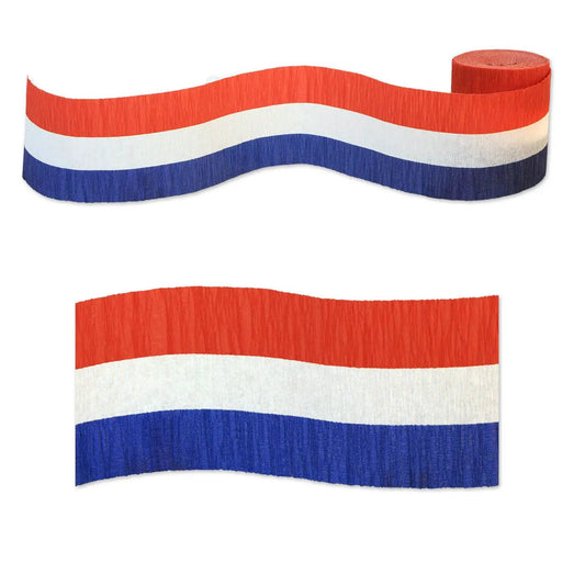 Crepe Streamers Red White Blue crepe paper party decor by The Country Christmas Loft on Tampa Home & Garden Store