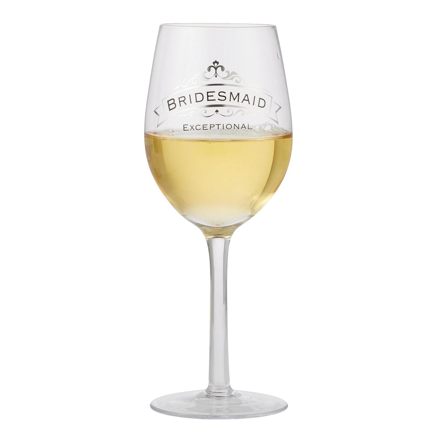 Verre à vin de demoiselle d'honneur