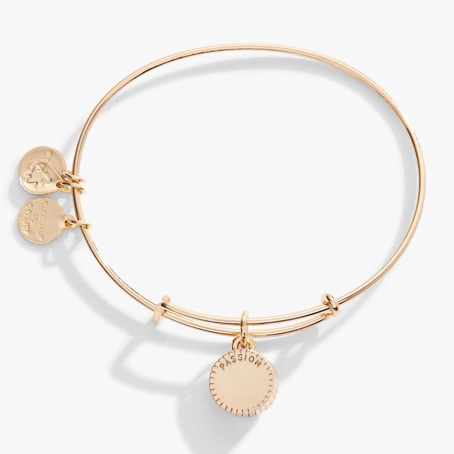 Radiant July Birthstone Charm Bangle Ruby