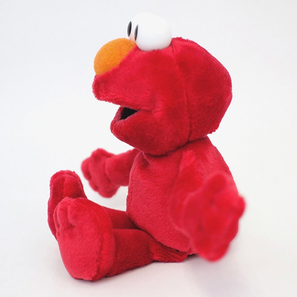 Peluche puf de Elmo de Barrio Sésamo