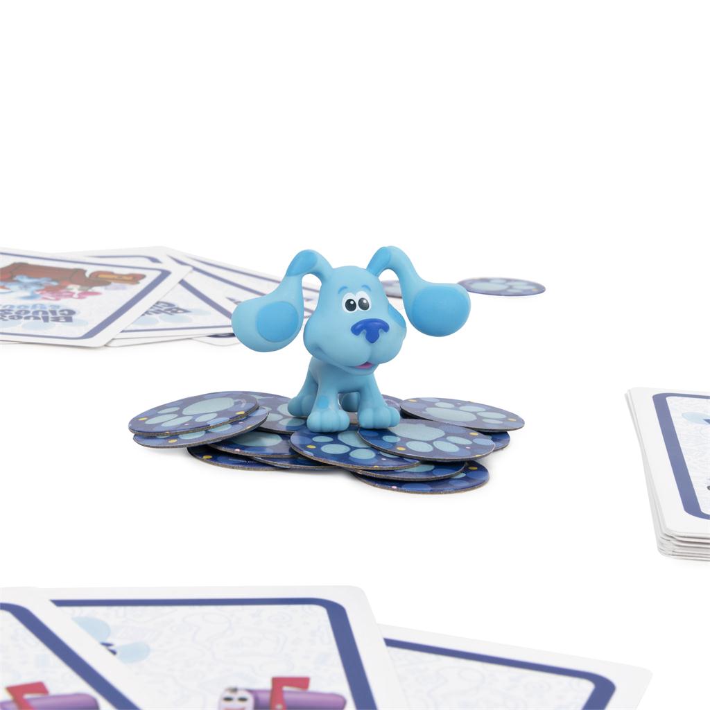 Nickelodeon's Blue's Clues Card Game for 2 Players with puppy atop circular game cards on Tampa Home & Garden Store