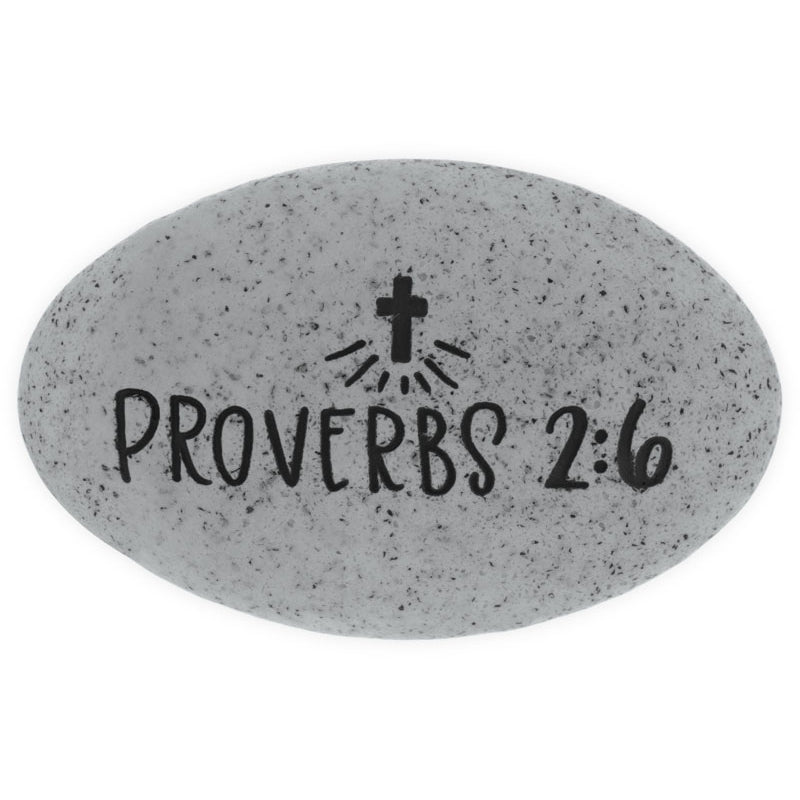 Proverb Stone - The Lord Gives Wisdom