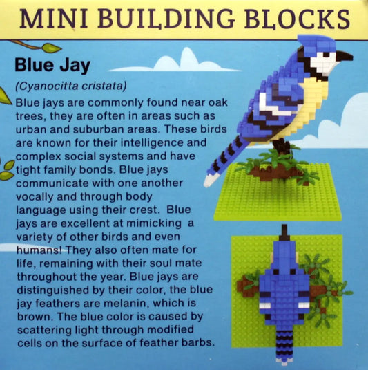Mini Building Blocks - Blue Jay - Tampa Home & Garden Store