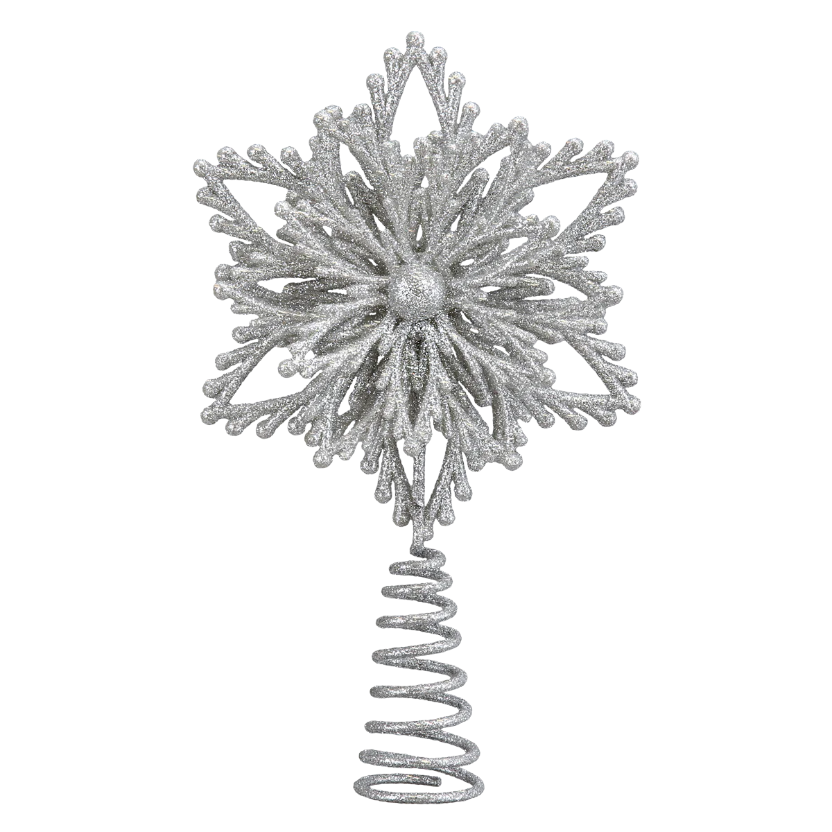 Mini copo de nieve para la punta del árbol