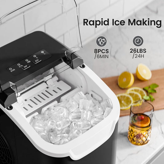 Machine à glaçons de comptoir, production de 12 kg de glace par jour 58012RIM0