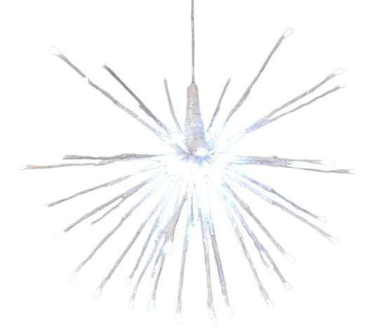 Branchball Christmas Ornament 24in with 120 white LED lights by The Country Christmas Loft on Tampa Home & Garden Store