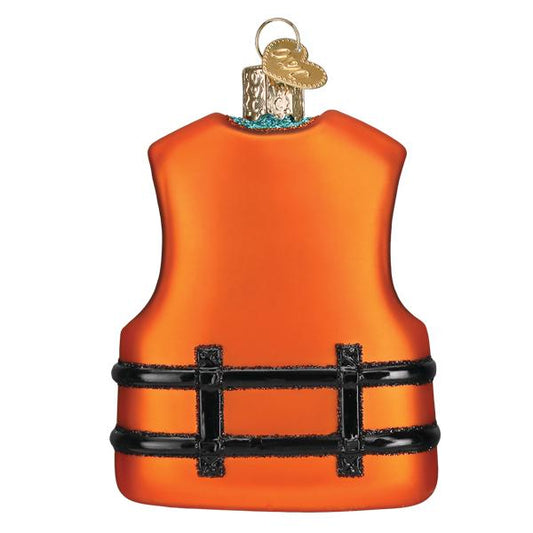 Ornement en verre pour gilet de sauvetage