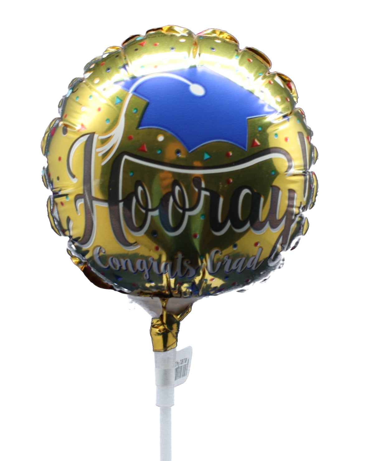 Globo dorado de felicitaciones de graduación