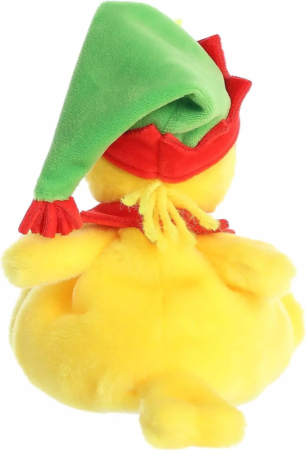 Elf Woodstock Palm Pal plush with green hat, yellow body and red trim on Tampa Home & Garden Store
