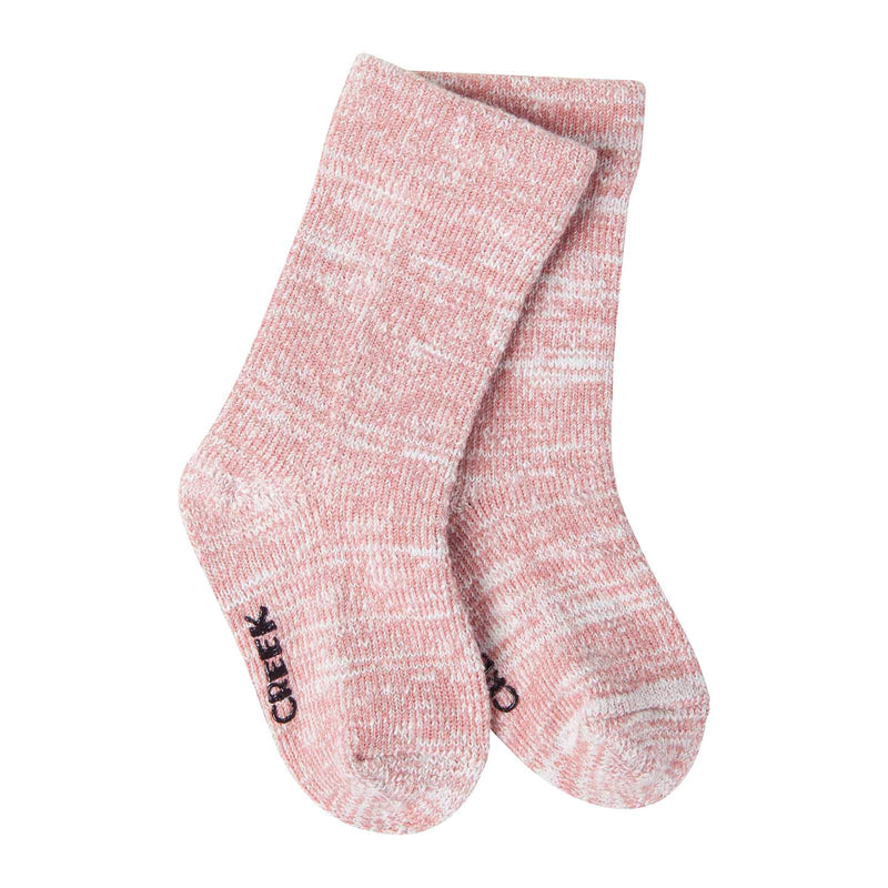 Mouse Creek Slub Socks - Adobe Rose - Infant Size 12-24 months