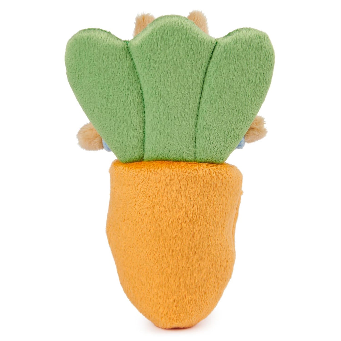 Two Piece Peter Rabbit Carrot Plush Playset green leafy top orange carrot bottom on Tampa Home & Garden Store